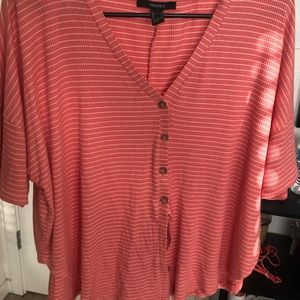 tie cross cropped top, size S